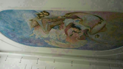 نقاشی روی سقف